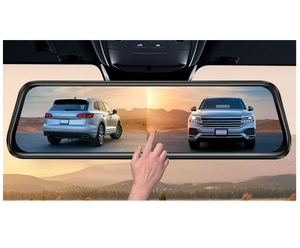 Control de voz <span class=keywords><strong>Monitor</strong></span> de coche DVR salpicadero Cámara espejo Ahd 4K cámara de visión trasera inalámbrica delantera y trasera para - Product Image 2