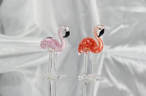 Tiny Glass World Adornos de Cristal Hechos a Mano con Forma de Pájaro, Estilo Art Deco, Modernos, de Lujo Ligero, para Bautizo y Aniversario - Product Image 2