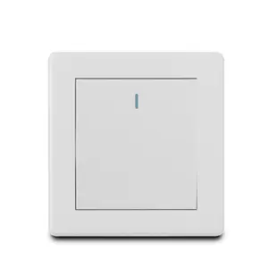 High Quality Hot Selling New design 250v 1 Gang 1/2 Way Light Electrical Switches For House