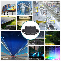 Échantillon gratuit G713 boîte de jonction électrique 2 voies IP68 boîte de jonction étanche pour bornier