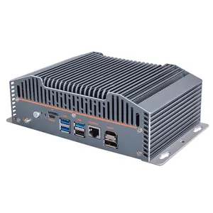 6 Lan di sicurezza della rete Mini PC Router 12th/13th Gen Core i3 i5 i7 Linux Firewall industriale Mini Nano custodia per Computer 2 * DDR5 64GB