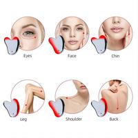 Outil de visage de Offre Spéciale en gros Logo personnalisé outil de poche forme de doigt pierre térahertz Gua Sha outil facial