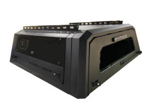 Cubierta de caja de camioneta eléctrica plegable y bloqueable de aleación de aluminio, tipo Hardtop, <span class=keywords><strong>para</strong></span> Ford F-150 Maverick Ranger, ajuste personalizado - Product Image 2