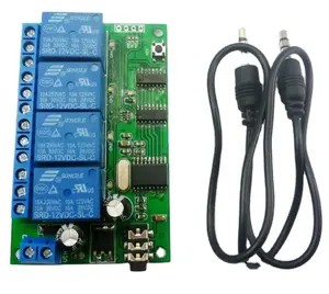 AD22B04 DC 12V 4ch MT8870 DTMF segnale segnale Decoder telefono telecomando vocale relè interruttore per motore a LED Smart Home