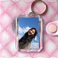 Haute Qualité Personnalisé Imprimé Porte-clés Acrylique Acrylique Photo Porte-clés Acrylique Anime Porte-clés Conception Libre