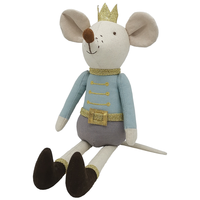 2025 pas cher et de haute qualité Crochet lin coton tissu en peluche souris doux Animal en peluche en gros jouet
