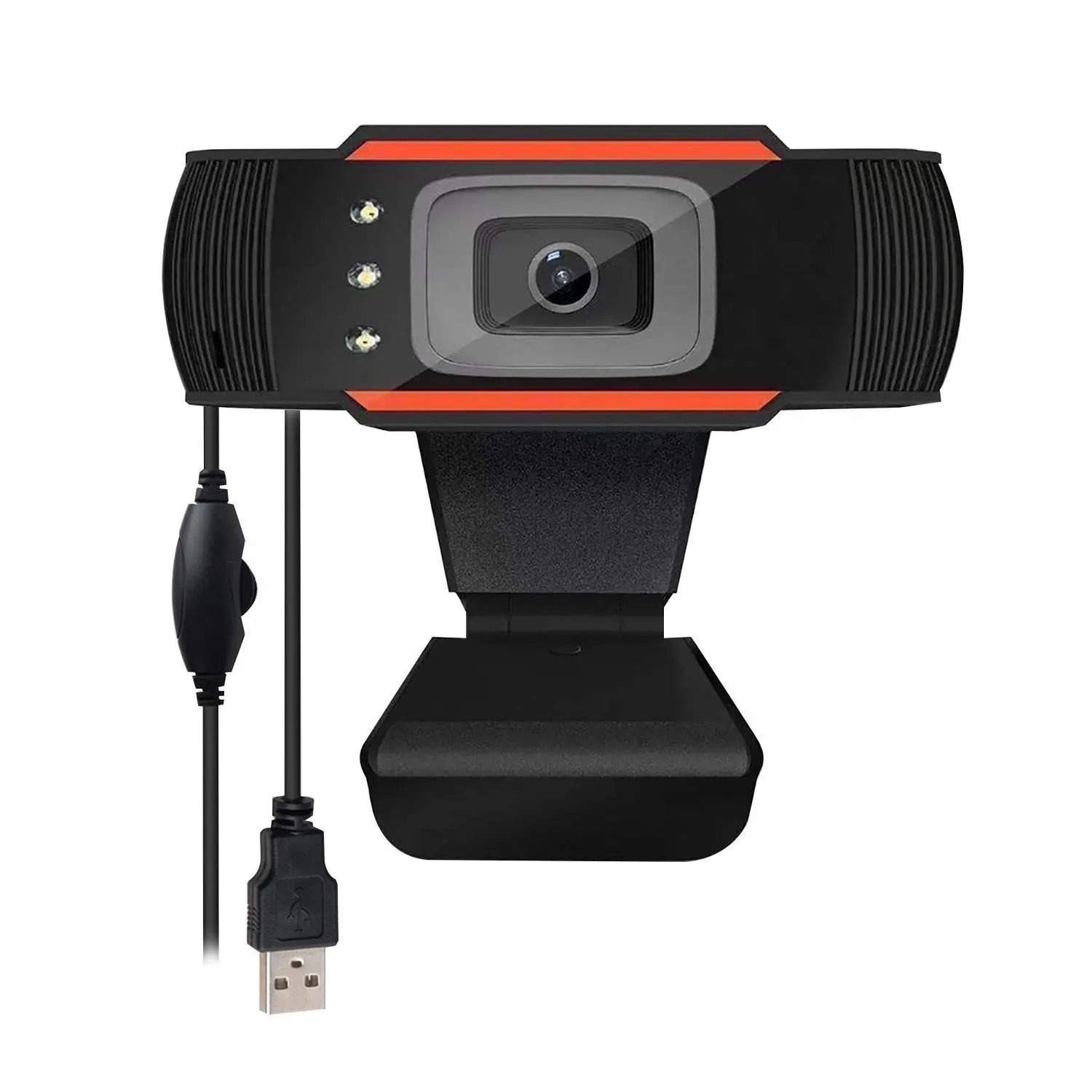 2MP full hd high definition 1080P webcam Mini Fixed Focus web camera for online learning and live streaming