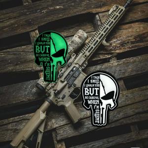 カスタム3DソフトPVCモラルパッチ、帽子デザインロゴ、カスタムタクティカルPVCシリコンスカルパッチ、ゴムパッチ、暗闇で光る - Product Image 2