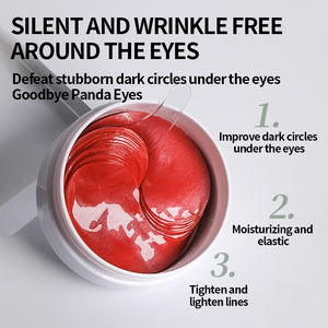 Masque pour les yeux au collagène de rose apaisant personnalisé, acide hyaluronique, vitamine C, anti-cernes, hydratant, patch pour les yeux en hydrogel anti-rides pour - Product Image 3