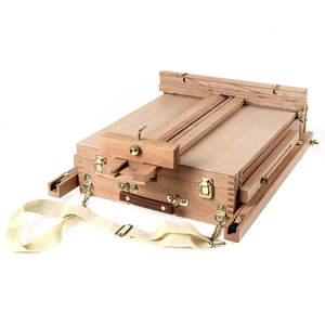 Chevalet français portable en bois Bview Art pour artiste <span class=keywords><strong>peintre</strong></span>, boîte à croquis - Product Image 3