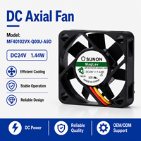Ventilador de Refrigeración Industrial Mini 4010 SUNON MF40102VX-Q00U-A9D 40x40x10mm 24V DC, Ventilador Axial de Alta Velocidad con Rodamiento MagLev