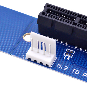 Kinggard Hot Sell NGFF M2 M.2 ke PCI-E 4x 1x Slot Riser Card Adapter Male to Female Multiplier - Product Image 3