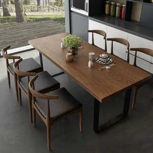 Pas cher noir en acier inoxydable table à manger et chaise ensembles conceptions pour salle à manger - Product Image 6
