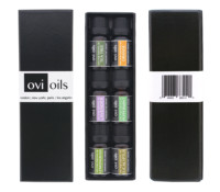 Coffret cadeau d'huiles essentielles 6x10ml, mélanges d'aromathérapie 100% pures pour diffuseur, massage, spa, relaxation à domicile, OEM ODM