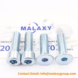 Vis à tête fraisée <span class=keywords><strong>hexagonale</strong></span> à longueur personnalisée MALAXY, 12 mm-30 mm, acier au carbone zingué - Product Image 4