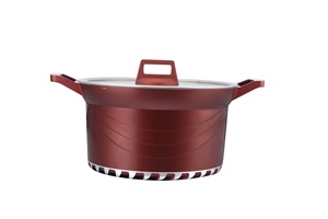 <span class=keywords><strong>10pcs</strong></span> sâu phong cách <span class=keywords><strong>Cookware</strong></span> <span class=keywords><strong>Set</strong></span> die-đúc nhôm thịt hầm không độc hại không dính chậu cho khỏe mạnh nấu ăn - Product Image 4