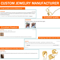 Maßgefertigte Trendige Schmuckhersteller Großhandel Kundenspezifische Silber Messing Edelstahl Ohrringe Halsketten Armbänder Ringe