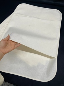 Glampkg Recyclable Cotton Fabric Folding <b>Bag</b> with Drawstring Closure Backpack <b>Dust</b> Cover Large Capacity Storage <b>Bag</b> - Product Image 5