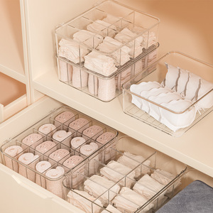 袜子内衣多格透明收纳盒 - Product Image 1