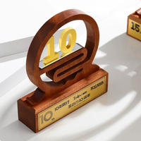 Trophée en bois personnalisé, récompense sportive, certificat d'entreprise, certificat doré, certificat avec logo gravé au laser, souvenir d'anniversaire, cadeau