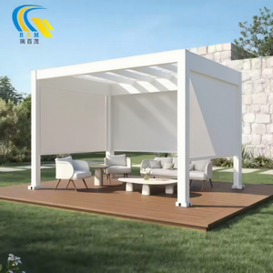 3x3 3x4 4x4 3x6 4x6m Moderno Exterior Aluminio Louvre Techo Pérgola Pérgula Hecho en China con Sistema de Canalón - Product Image 5