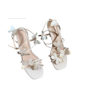 Sandalias de Tacón Alto Ultrafino con Logotipo Personalizado, Ligeras, Antideslizantes, Punta Abierta, Tallas Grandes para Mujer - Product Image 5