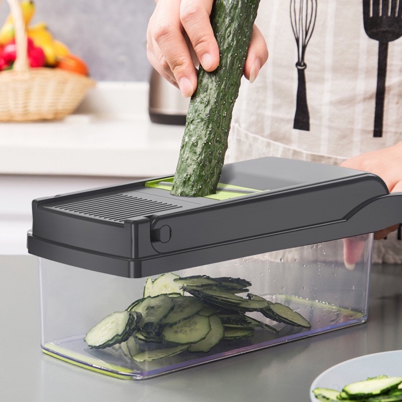 Hot Sale Multi-functional Shredded Slicer Manual Vegetable Twister Chopper Cutter Vegetable Fruit Slicer Grater Cutter Peeler