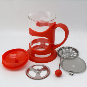 Impresión personalizada de vidrio de borosilicato francés prensa termo de café de plástico émbolo - Product Image 5
