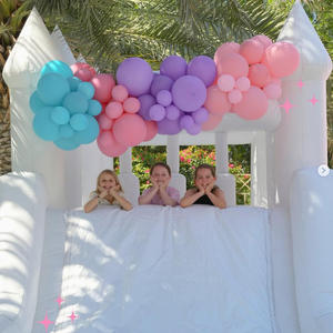 All'aperto coperto commerciale gonfiabile ad ostacoli per i bambini di rimbalzo della casa del percorso a ostacoli castello gonfiabile con lo scivolo e la fossa della palla - Product Image 5