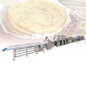 Mesin pembuat paratha India/Rota otomatis kualitas tinggi industrial mesin pembuat pita roti