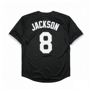 Maillots de baseball vintage pour hommes, style cousu, 2 Nellie Fox, 8 Joseph Jackson, 23 Robin Ventura, 35 Frank Thomas, 72 Carlton Fisk, tailles S-3XL - Product Image 3