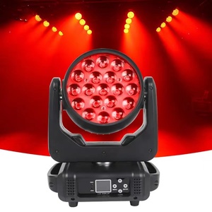 Luz de haz móvil LED de alta resistencia de 19*15 vatios con zoom y control DMX para KTV/clubes/eventos/audio DJ - Product Image 3