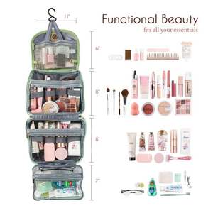 Free Sample Hot Sale Fashion Makeup Pouch Portable Ladies Wash <b>Bag</b> <b>Waterproof</b> Toiletry <b>Bag</b> Travel Organizer Foldable Makeup <b>Bag</b> - Product Image 2