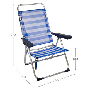 <span class=keywords><strong>Silla</strong></span> de <span class=keywords><strong>Playa</strong></span> Plegable Portátil Jinhua, Resistente, Ligera, de Metal, con Respaldo Alto, <span class=keywords><strong>para</strong></span> Personas con Sobrepeso, <span class=keywords><strong>para</strong></span> Uso en Parques y Gimnasios - Product Image 2