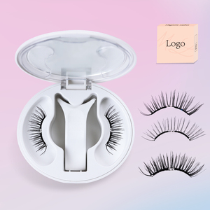 Juego de Pestañas Magnéticas Reutilizables Hechas a Mano de Alta Calidad, Estilo Natural, Curvatura CC, Sin Necesidad de Pegamento - Product Image 2