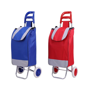 Chariot pliable portatif <span class=keywords><strong>à</strong></span> la maison chariot <span class=keywords><strong>à</strong></span> provisions pliable <span class=keywords><strong>de</strong></span> traction <span class=keywords><strong>de</strong></span> roue <span class=keywords><strong>de</strong></span> roulement pour le supermarché - Product Image 5