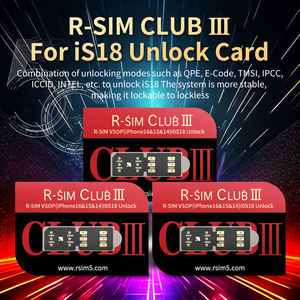 Nuevo Estilo R-sim Club 3 Tarjeta SIM de Desbloqueo Estable para iPhone iOS 6/15 Pro Max Msdk4 Gevey Sim Turbo Rsim - Product Image 3