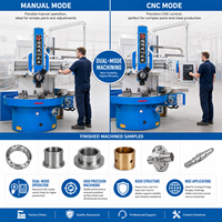 Machine à alésage et tournage métallique de haute précision à colonne unique robuste pour tour CNC manuel – Vente en gros