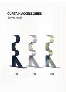 Juego de Barras de Cortina KYOK Modernas de Aleación de Aluminio Resistentes a la Oxidación para Cocina, Dormitorio, Sala de Estar, Baño, Proyectos de Alta Gama para el Hogar - Product Image 5