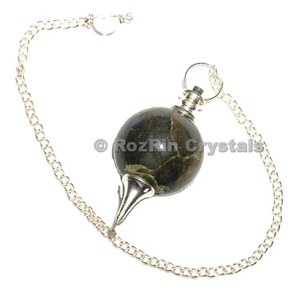 Péndulo de chacra de cuarzo rosa, tres unidades en línea, proveedor de péndulo de cuarzo rosa - Product Image 4