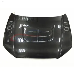 For Au-di A3 A4 A6 S3 2014 2015 2016 Carbon Fiber Engine Hood Bonnet sedan car engine cover bodykit