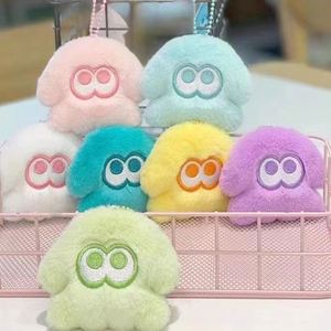 Porte-clés pieuvre en peluche moelleuse de dessin animé, pendentif de sac mignon, jouet en coton doux, cadeau pour filles et enfants - Product Image 4