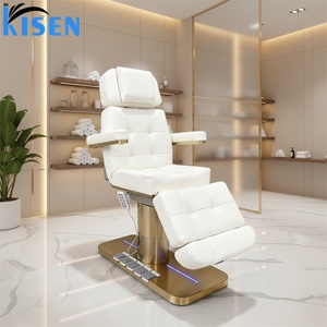KISEN New Arrival Comfortable Electric Massage <b>Bed</b> Chair 3 Motors Beauty Lash <b>Bed</b> Facial Spa Massage Table Tattoo Massage <b>Bed</b> - Product Image 1