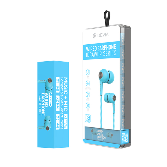 Devia Sport Waterproof Customize Phone Accessories Bt Earphone & Headphone & Accessories Gaming In-Ear Wired Earbuds Earphones