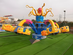 Manège Rotatif de Fête Foraine : Jeu de Danse Rotatif, Attractions Crazy Dancing Fly, Manèges Grand Poulpe - Product Image 1