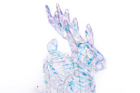 Venta de Fábrica: Decoraciones Navideñas de Moda Treesmas, Reno de Pie con Lentejuelas y Alambre, Personalizable, de Lujo, para Interiores/Exteriores, de Plástico/Metal
