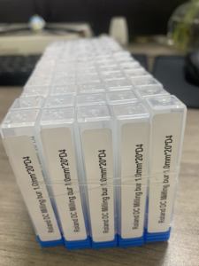 Buona qualità frese dentarie fresatura <span class=keywords><strong>CAD</strong></span>/camma dentale Bur Roland Zirconia fresatura Burs DC gambo Dia 4.0mm * testa Dia.2.5mm * testa - Product Image 5