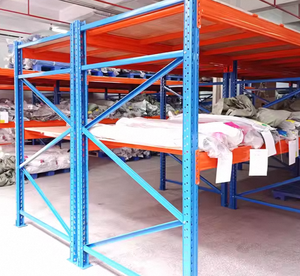 ISO 인증 공장 직영 고밀도 창고 저장 시스템 레이저 유도 2000kg 용량 금속 좁은 통로 랙킹 - Product Image 4