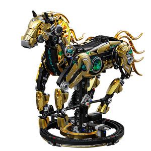 Mechanical Horse Mech <b>Building</b> <b>Blocks</b> 13088 Educational Toy Model For Boys Age 8 13 Years DIY Assembly Puzzle Set - Product Image 1