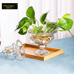 <span class=keywords><strong>Vase</strong></span> à <span class=keywords><strong>fleurs</strong></span> <span class=keywords><strong>transparent</strong></span> créatif Flavents pour arrangement de plantes hydroponiques, minimalisme moderne, décoration intérieure - Product Image 4